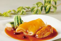 鮑汁扣松茸花膠筒的做法