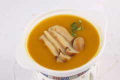 南瓜撈冰凍松茸的做法