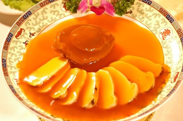 新鮮松茸燒鮑魚