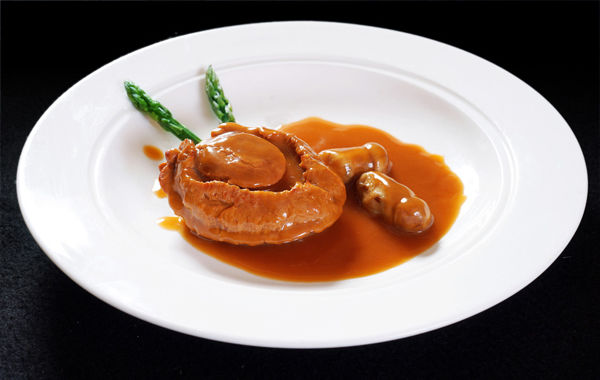 新鮮松茸燒鮑魚的做法