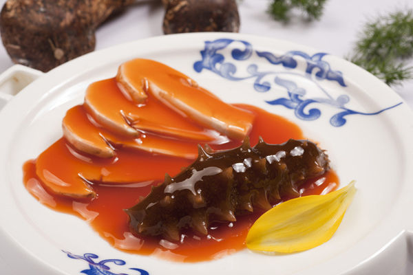 鮑汁扣遼參松茸的做法