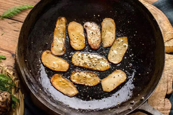 油煎新鮮松茸的做法