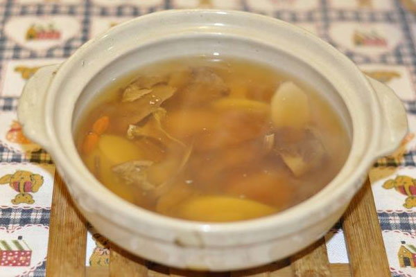 干松茸山藥湯怎么做好吃
