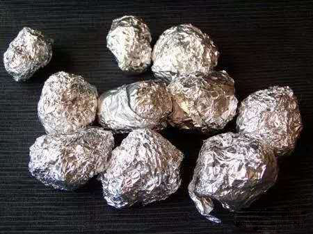 松露用錫紙包裹
