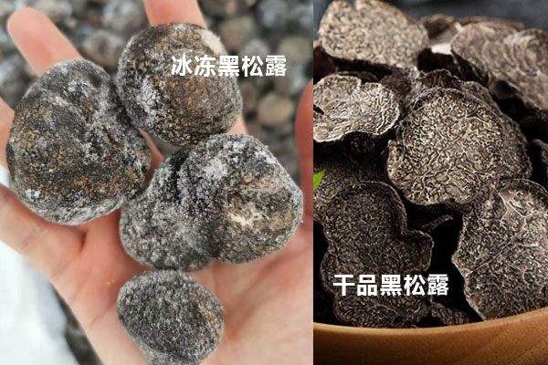 冰凍黑松露好還是干松露好
