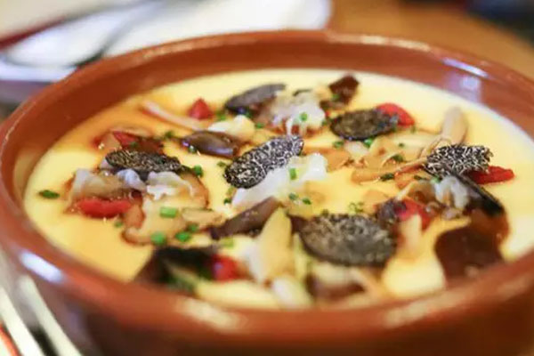 黑松露香菇蒸蛋的做法