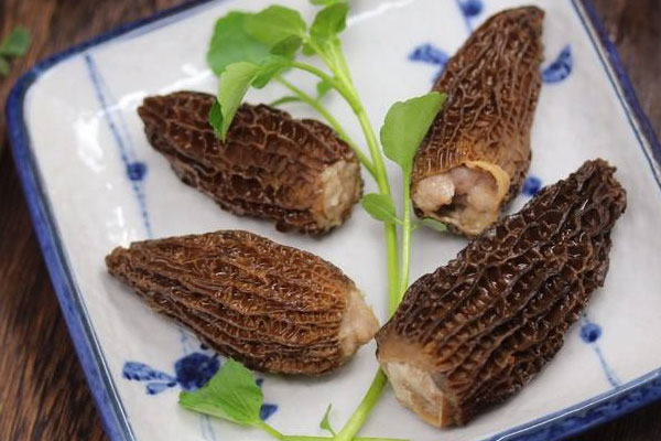 羊肚菌釀肉怎么做才好吃