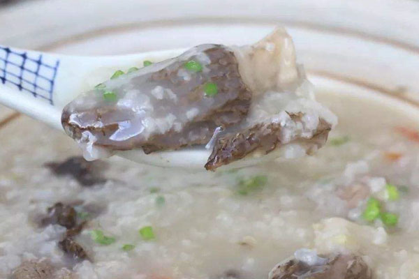 羊肚菌瘦肉粥的做法