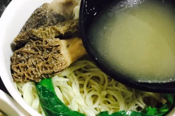 羊肚菌菜心湯面怎么做才好吃