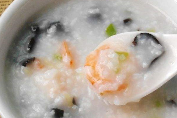 牛肝菌鮮蝦粥的做法竅門