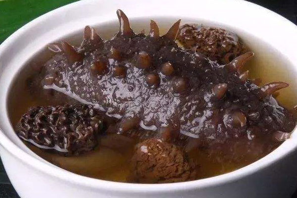 干羊肚菌燉遼參