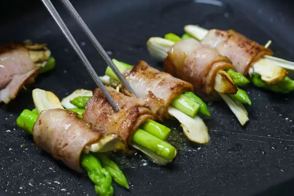 松茸蘆筍培根卷的做法，有哪些功效作用