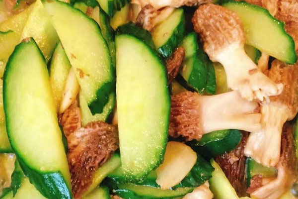 羊肚菌素炒青瓜的功效作用 羊肚菌素炒青瓜的功效作用