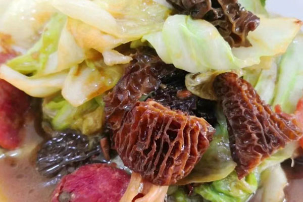 羊肚菌包菜炒臘肉的做法，有哪些功效作用