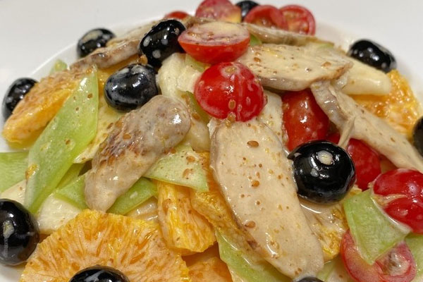 松茸圣女果藍莓沙拉的做法，有哪些營養(yǎng)價值