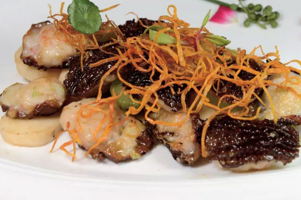 蝦膠煎釀羊肚菌怎么做好吃，有哪些功效作用