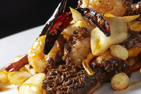 肉釀羊肚菌炒茭白的做法，有哪些功效作用