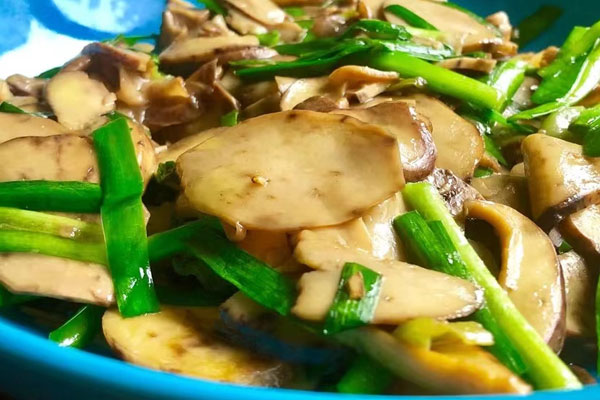 韭菜五花肉炒牛肝菌的做法，有哪些功效作用