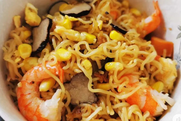 黑松露玉米蝦仁炒面的做法，有哪些功效作用