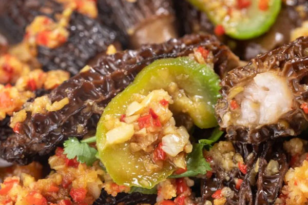 蝦泥釀羊肚菌蒸絲瓜的做法，有哪些營養(yǎng)價值