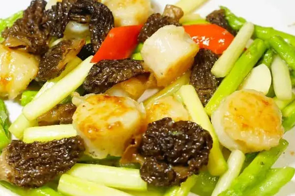 羊肚菌蘆筍炒帶子的做法，有哪些營養(yǎng)價值