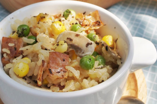 松露口蘑奶油燴飯的做法，有哪些功效作用